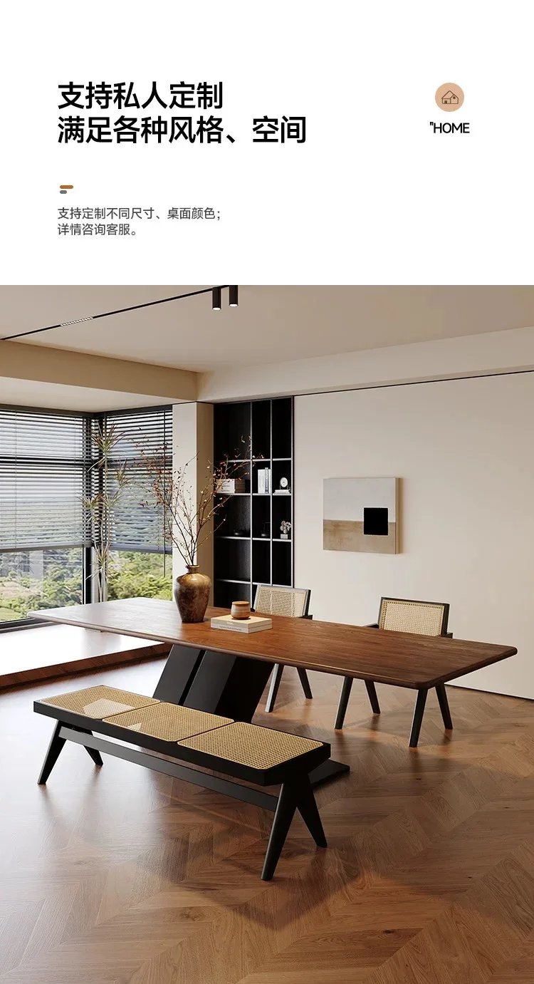 Asthetic Designer Executive Desk Wood Modern Chair Office Computer Table Writing Black Conference Escritorio Home Office