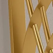 55’’ Large Modern Computer Desk, White & Gold Luxury Laptop PC Student Table, Sturdy Writing Workstation for Home & Office