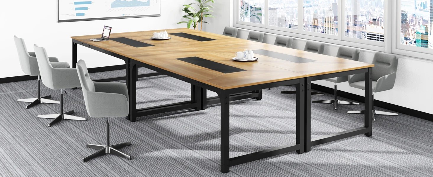 Tribesigns Modern Computer Desk 70.8 inch Large Executive Office Desk Study Writing Desk Workstation Computer Table