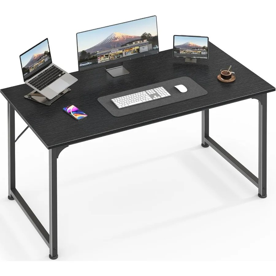 Huuger Computer Desk 40 Inch Office Desk Gaming Desk with Storage Writing Desk Work Desk for Home Office Study Modern Simple De
