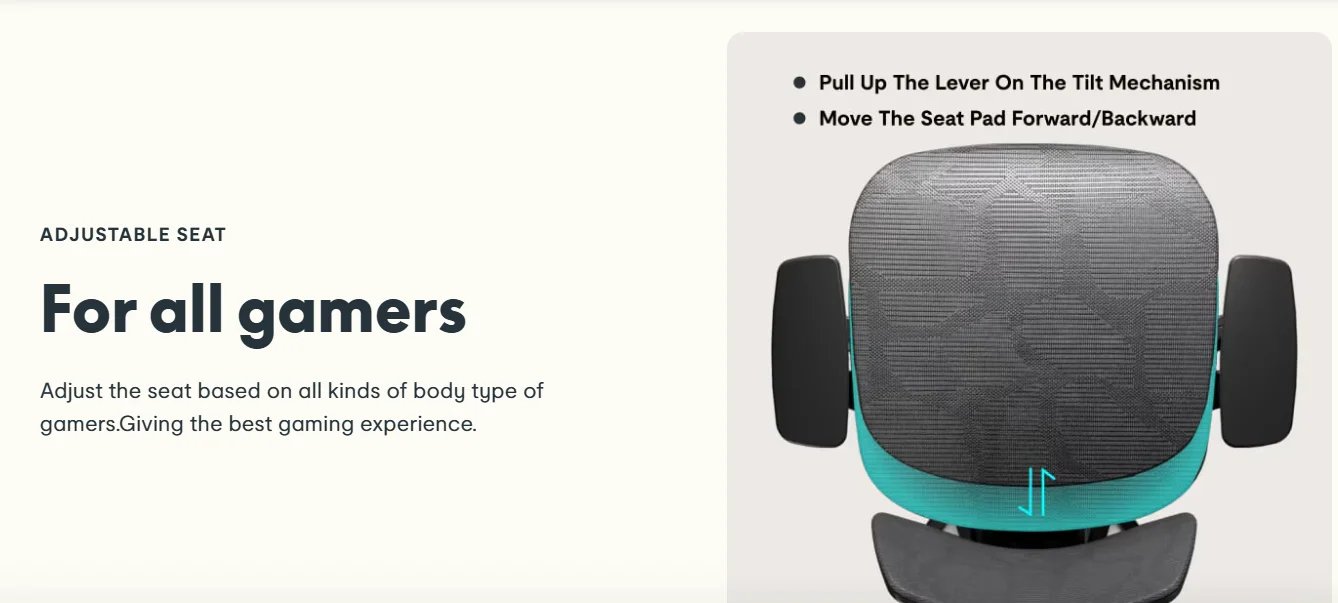 Morphling Ergonomic Gaming Chair Reclining Gamer Chair with Adjustable Lumbar Support & 4D Armrests High Back Gaming Chairs