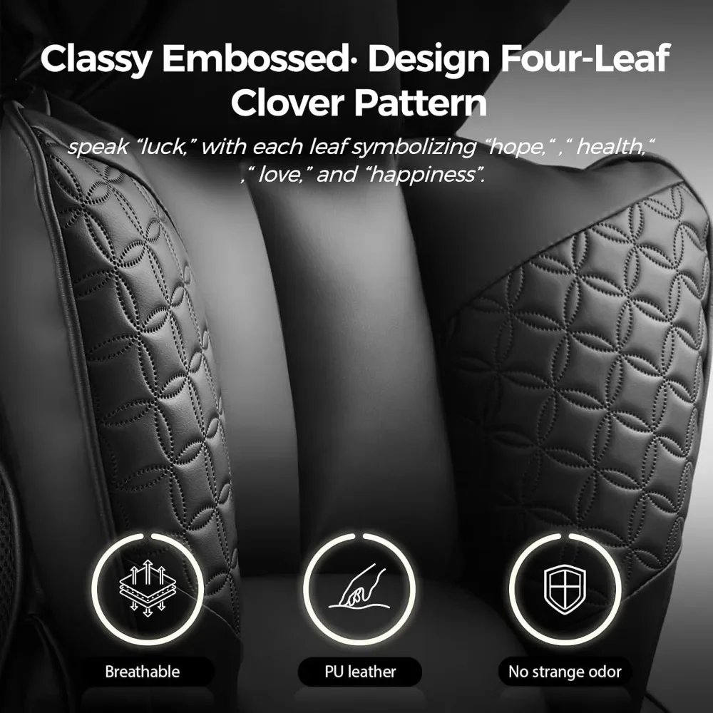 Big and Tall Office Chair 400LBS Wide Ergonomic Gaming Chair with Deluxe Embossing Designed Leather with Foot Rest,150°