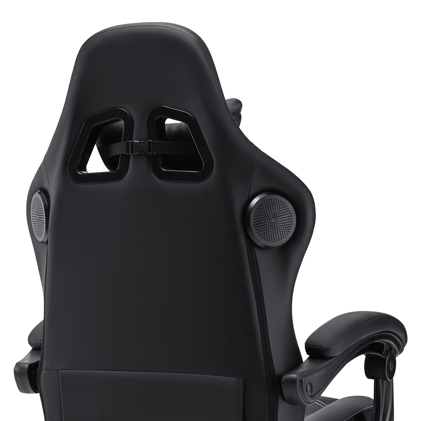 Gaming Chair with Footrest Ergonomic Chair Bluetooth Speaker Dual Function Massage Folding Recliner Computer Office Home Chair