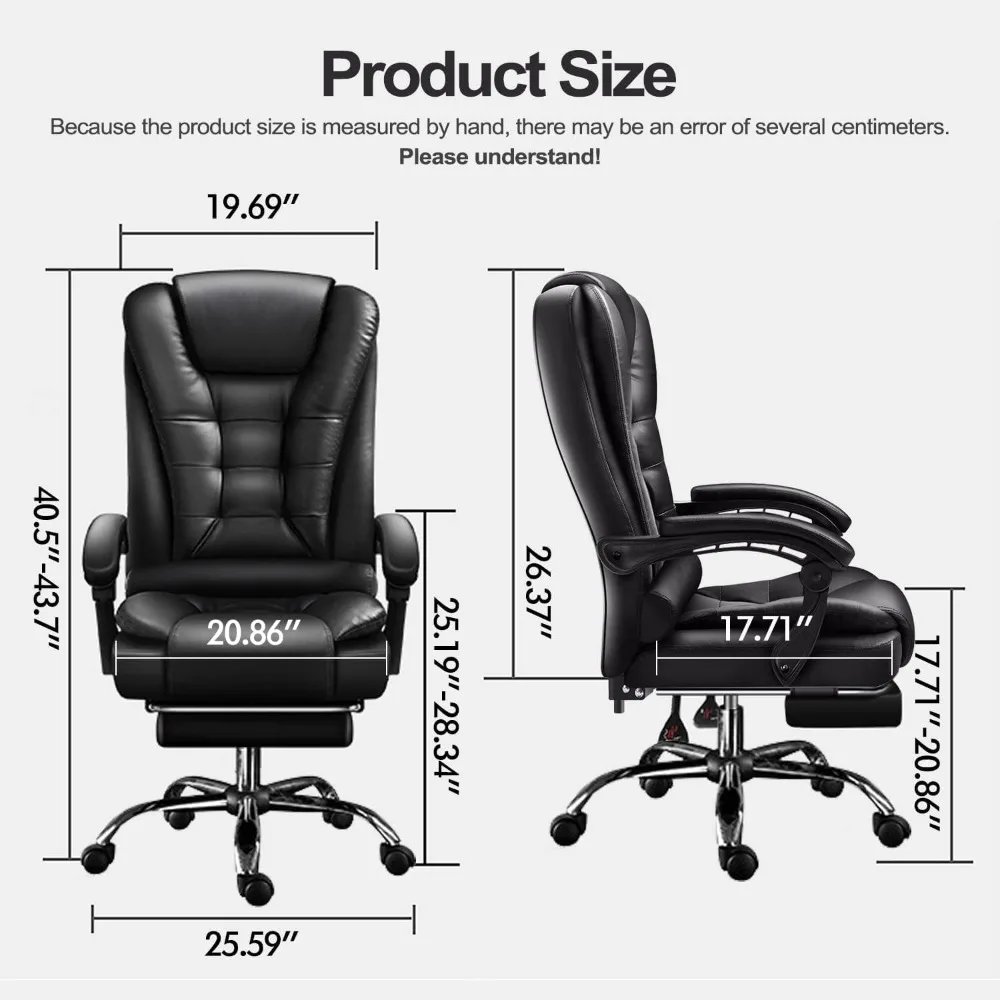Home Computer Chairs, Office Gaming Chairs Big and Tall Chair Back Support Ergonomic High Back Managerial Executive,Office Chair