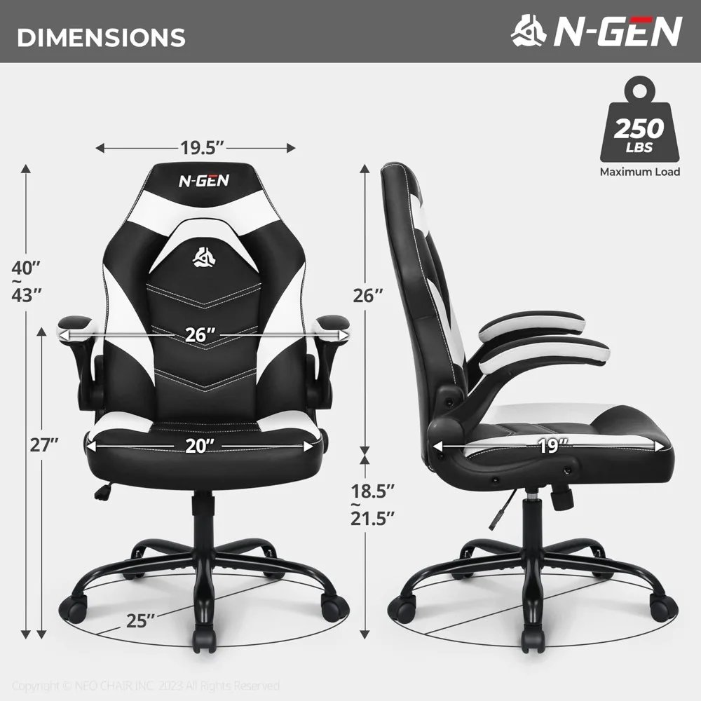 Video Gaming Computer Chair Ergonomic Desk Office Chair