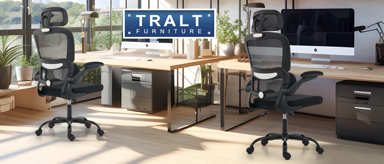 Office Chair Ergonomic Desk Chair, 330 LBS Home Mesh Office Desk Chairs with Wheels, Comfortable Gaming Chair, High Back