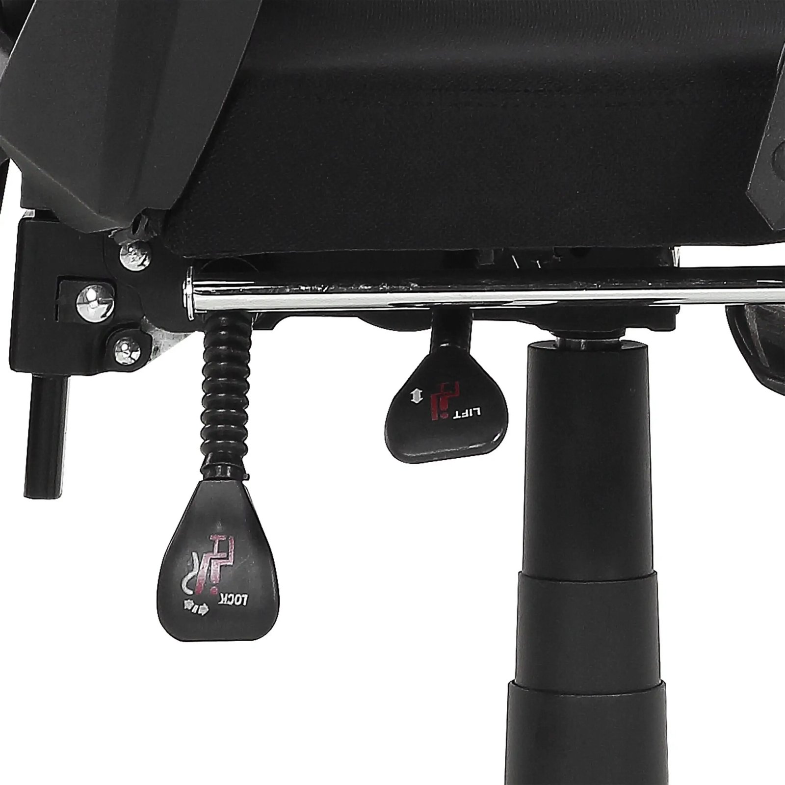 Gamer Gear Gaming Office Chair with Extendable Leg Rest, Gray/Black Fabric Upholstery office chair ergonomic