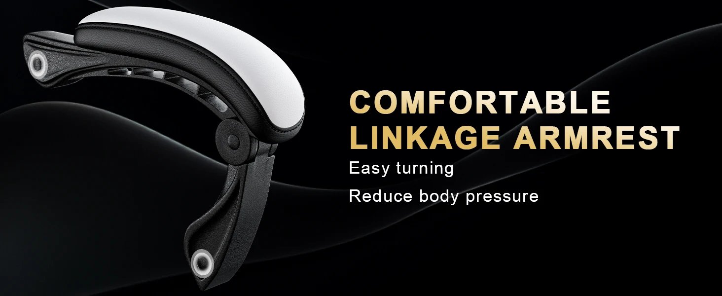 Gaming Chair, Ergonomic Video Game Chair for Adults, Comfortable Computer Chair with Footrest and Lumbar Support